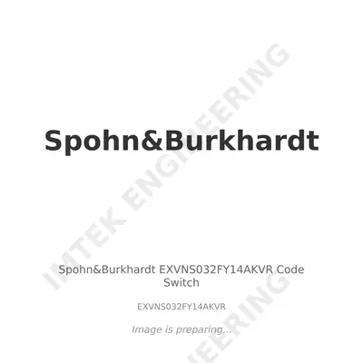 Spohn&Burkhardt Spohn&Burkhardt EXVNS032FY14AKVR Code Switch - EXVNS032FY14AKVR