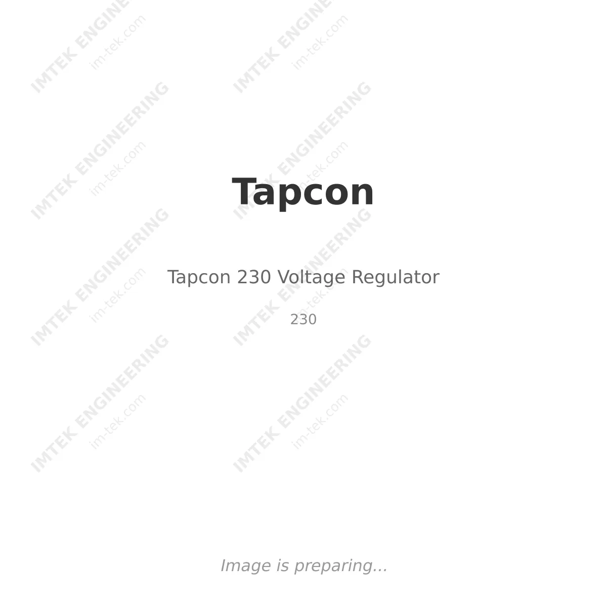 Tapcon Tapcon 230 Voltage Regulator - 230